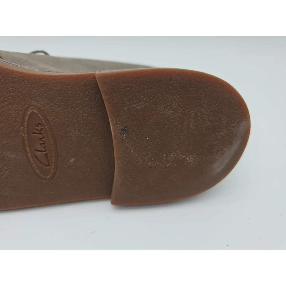 Clarks Canvas Boots Mens Size 13 Gray In Goos Shape
